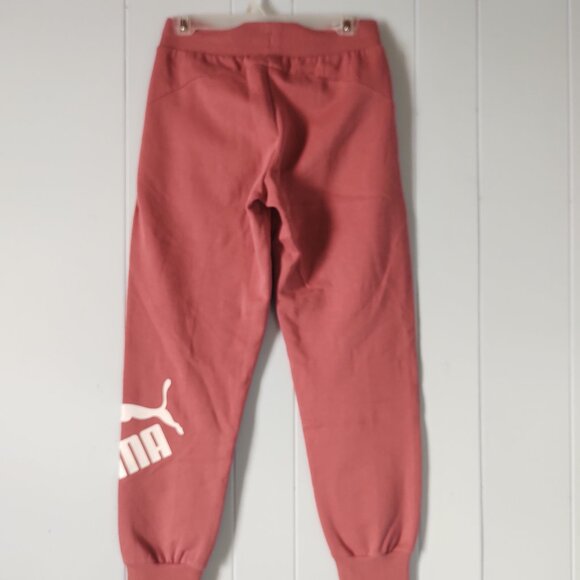 Pink Puma Elastic Waist Joggers - Picture 2 of 8